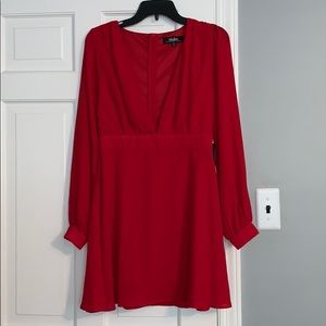 Red Lulus dress
